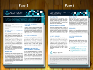 Brochure Design by innovative earth for Alchemy Technology Group | Design: #11287983
