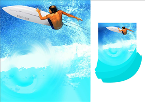 Design a Sun Top Print for an Aussie Swim Brand