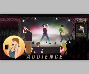CrowdSing Technology needs How It Works illustrations | Illustration Design by MissJo Designs
