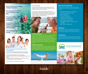 Diseño de Flyer por Designers Hub para Life coaching and meditation centre of excellence | Diseño: #11258574