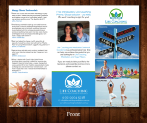 Diseño de Flyer por Designers Hub para Life coaching and meditation centre of excellence | Diseño: #11323301