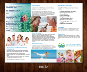 Diseño de Flyer por Designers Hub para Life coaching and meditation centre of excellence | Diseño: #11323305