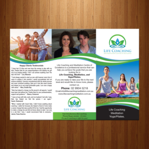 Diseño de Flyer por theblueart para Life coaching and meditation centre of excellence | Diseño: #11266881