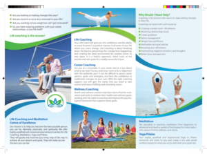 Flyer-Design von alex989 für Life coaching and meditation centre of excellence | Design: #11351219