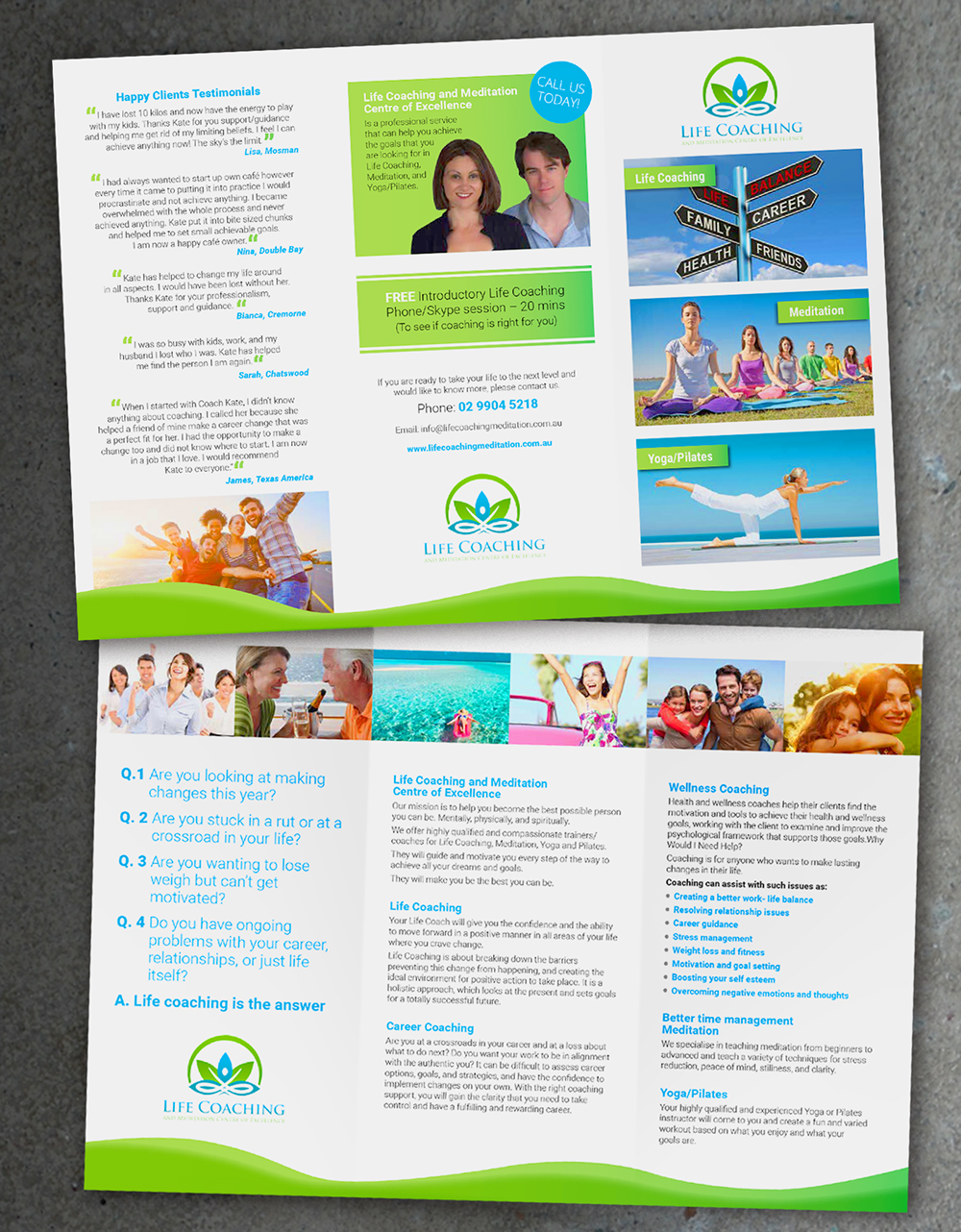 Flyer-Design von andrew3344 für Life coaching and meditation centre of excellence | Design #11342001