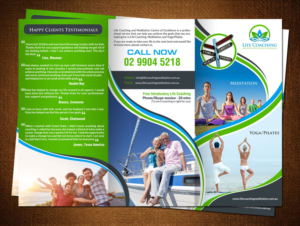 Diseño de Flyer por creative.bugs para Life coaching and meditation centre of excellence | Diseño: #11266148