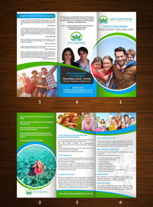 Diseño de Flyer por creative.bugs para Life coaching and meditation centre of excellence | Diseño: #11316484