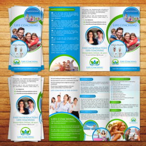 Diseño de Flyer por aspiremedia para Life coaching and meditation centre of excellence | Diseño: #11307318