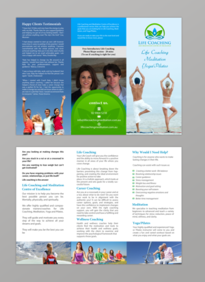 Design de Flyer par chandrayaan.creative pour Life coaching and meditation centre of excellence | Design #11277036