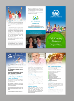 Diseño de Flyer por chandrayaan.creative para Life coaching and meditation centre of excellence | Diseño: #11277042