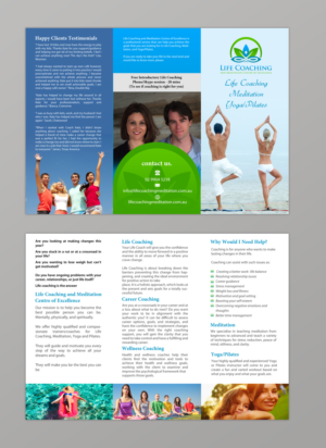 Flyer-Design von chandrayaan.creative für Life coaching and meditation centre of excellence | Design: #11277043