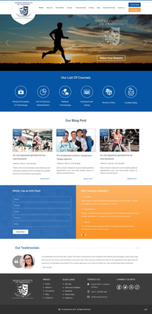 Web Design by pb for Wesley Health Management | Design: #11279534
