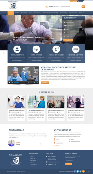 Web Design by pb for Wesley Health Management | Design: #11279538
