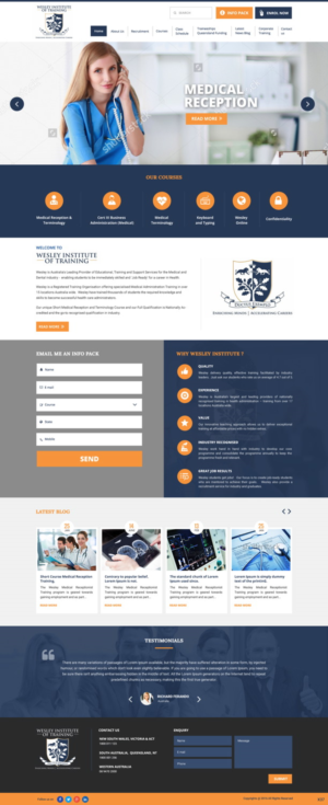 Web Design by pb for Wesley Health Management | Design: #11301306
