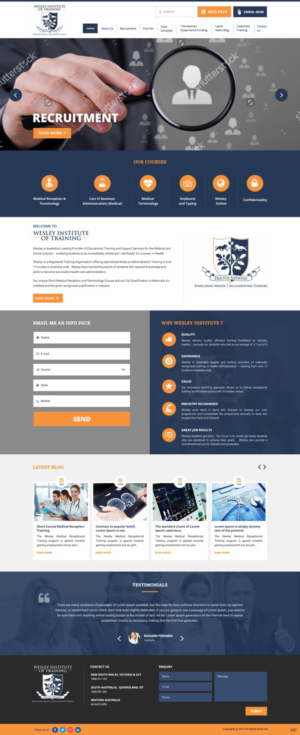 Web Design by pb for Wesley Health Management | Design: #11301307