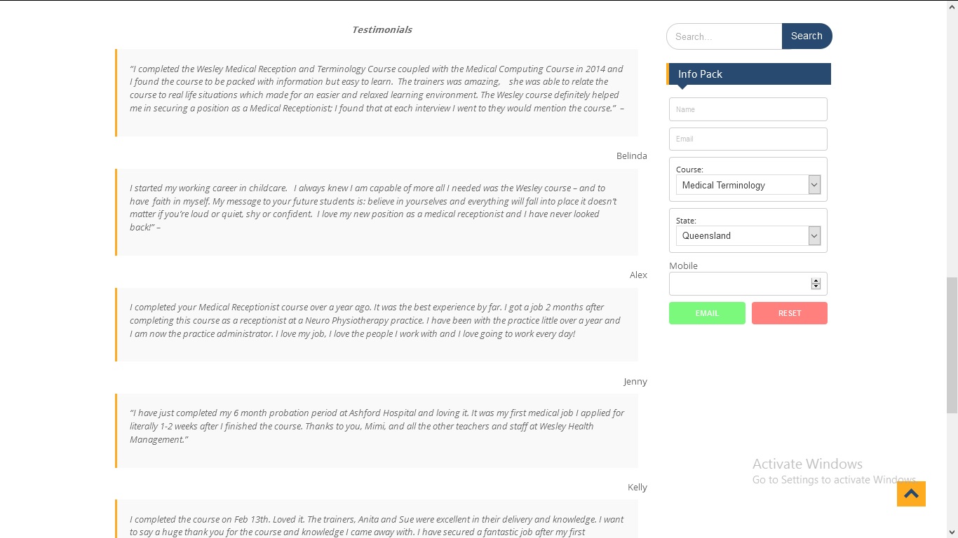 Web Design by Pmangozho for Wesley Health Management | Design #11333037