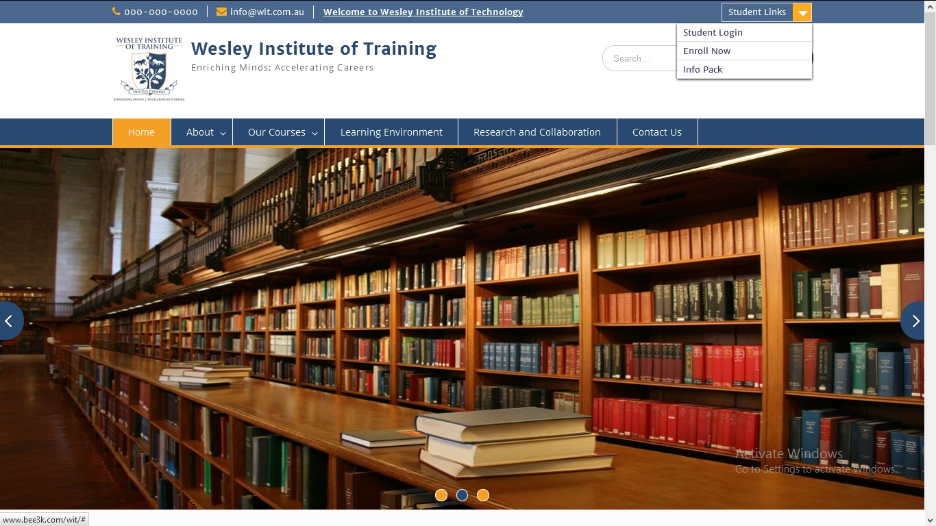 Web Design by Pmangozho for Wesley Health Management | Design #11333039