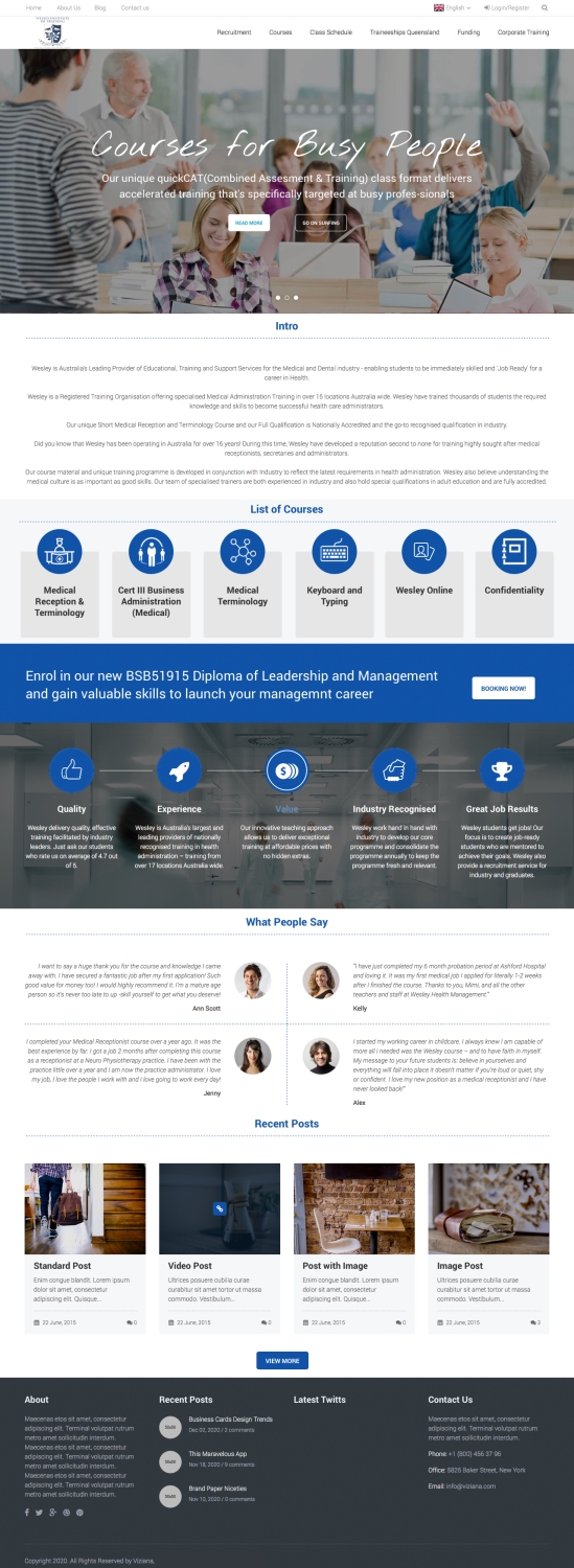 Web Design by cCopilot for Wesley Health Management | Design #11308988
