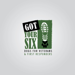 T-shirt Design by wall-jamboree for Got Your Six Support Dogs | Design: #11258670