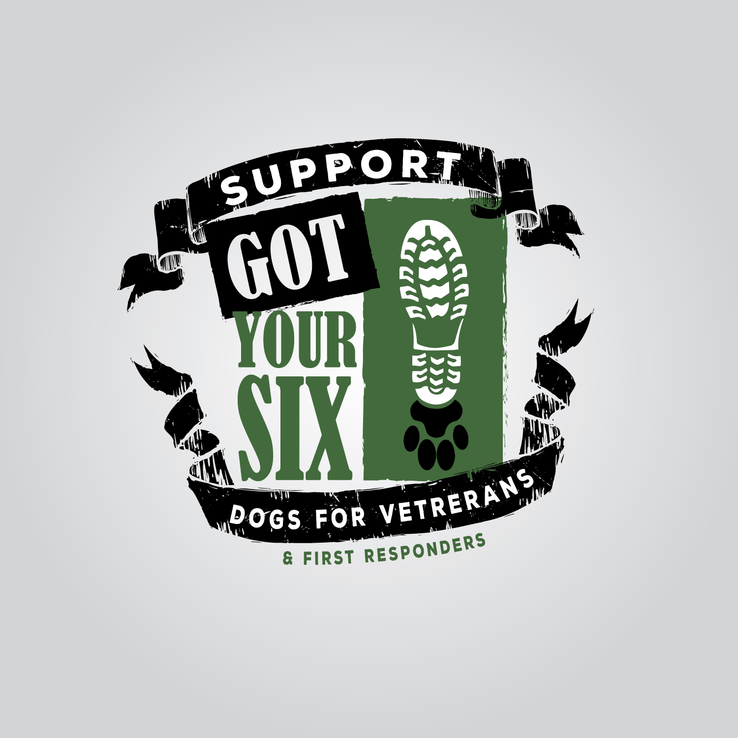 Diseño de Camiseta por wall-jamboree para Got Your Six Support Dogs | Diseño #11258682