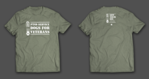 Diseño de Camiseta por chandrayaan.creative para Got Your Six Support Dogs | Diseño: #11266749