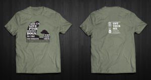 T-shirt Design by chandrayaan.creative for Got Your Six Support Dogs | Design: #11266753