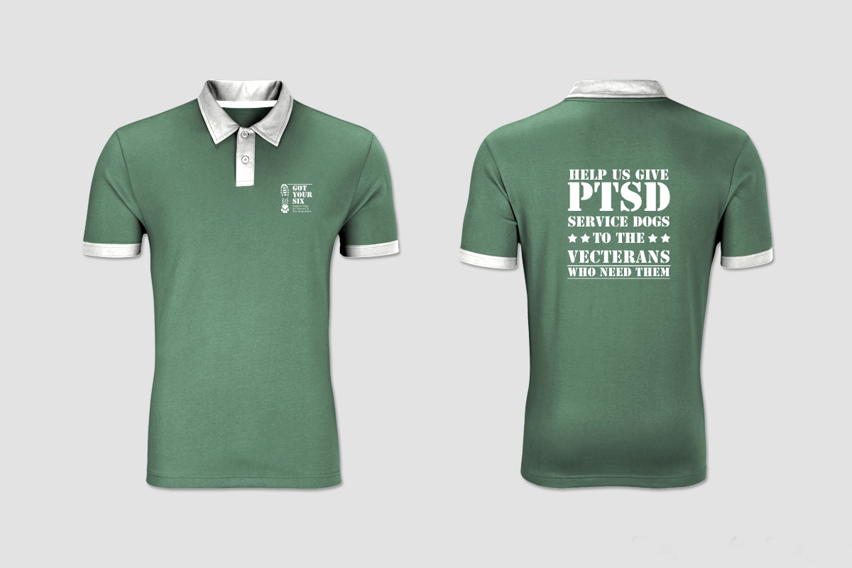 Design de T-shirt par chandrayaan.creative pour Got Your Six Support Dogs | Design #11266760