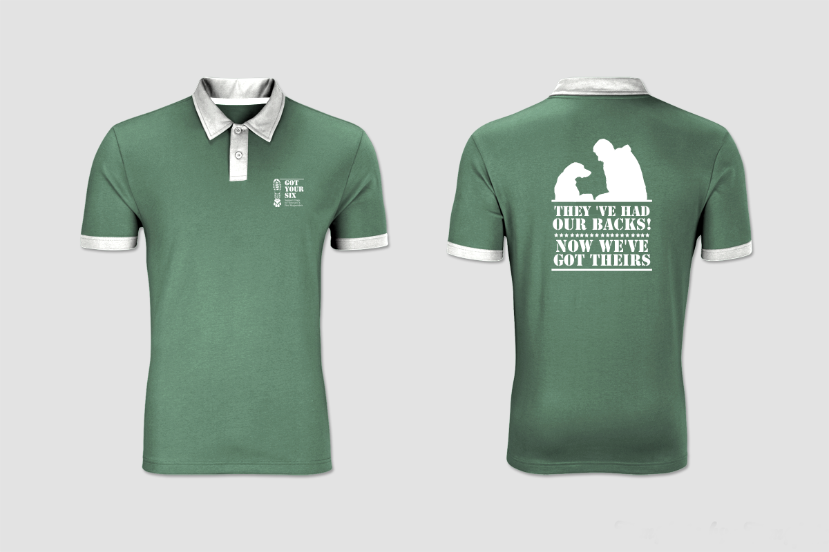 T-shirt Design by chandrayaan.creative for Got Your Six Support Dogs | Design #11266762