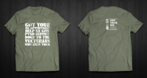T-shirt Design by chandrayaan.creative for Got Your Six Support Dogs | Design: #11266764