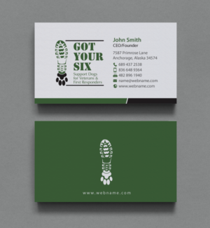 T-shirt Design by chandrayaan.creative for Got Your Six Support Dogs | Design: #11268848