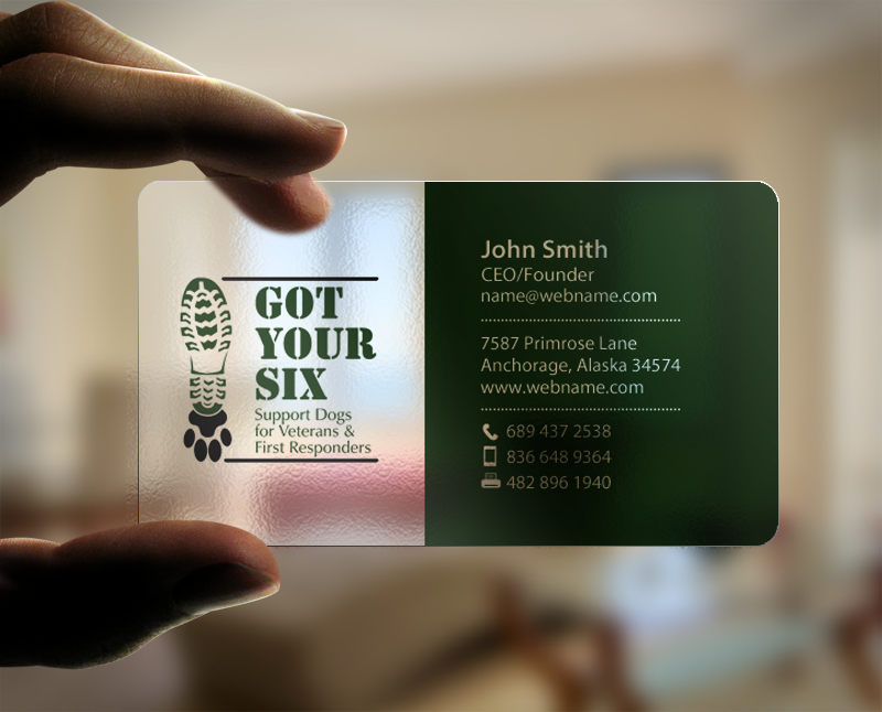 Diseño de Camiseta por chandrayaan.creative para Got Your Six Support Dogs | Diseño #11268853