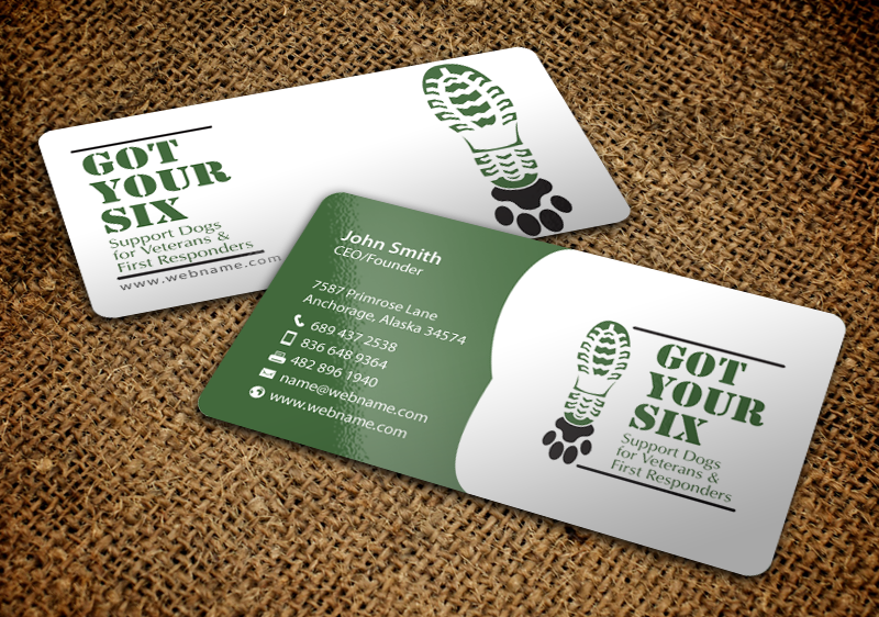 Diseño de Camiseta por chandrayaan.creative para Got Your Six Support Dogs | Diseño #11268856