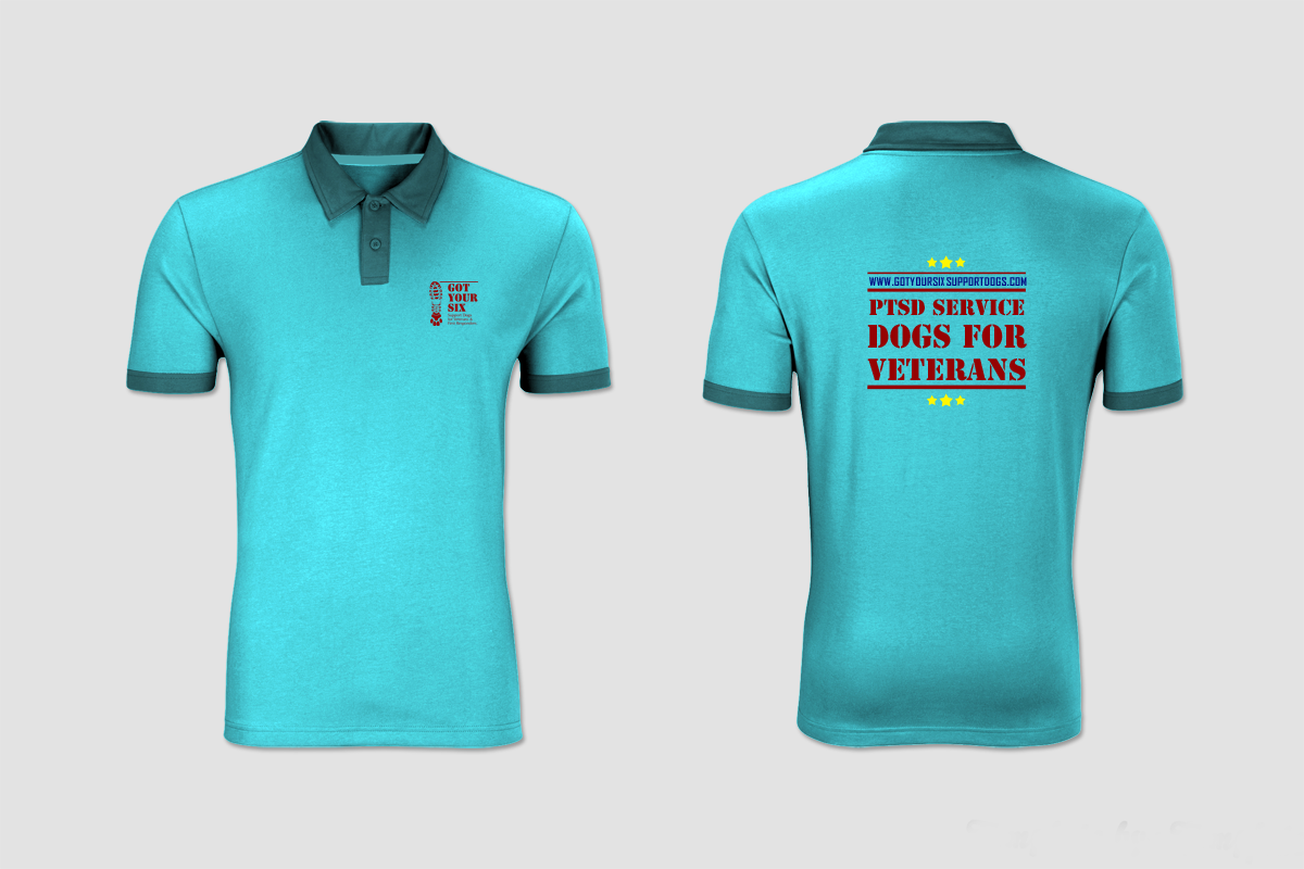 Diseño de Camiseta por chandrayaan.creative para Got Your Six Support Dogs | Diseño #11279242