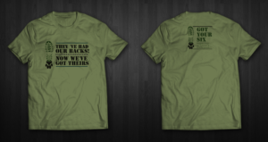 Diseño de Camiseta por chandrayaan.creative para Got Your Six Support Dogs | Diseño: #11289704