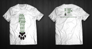 Diseño de Camiseta por chandrayaan.creative para Got Your Six Support Dogs | Diseño: #11290943