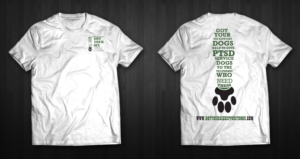 Diseño de Camiseta por chandrayaan.creative para Got Your Six Support Dogs | Diseño: #11291210
