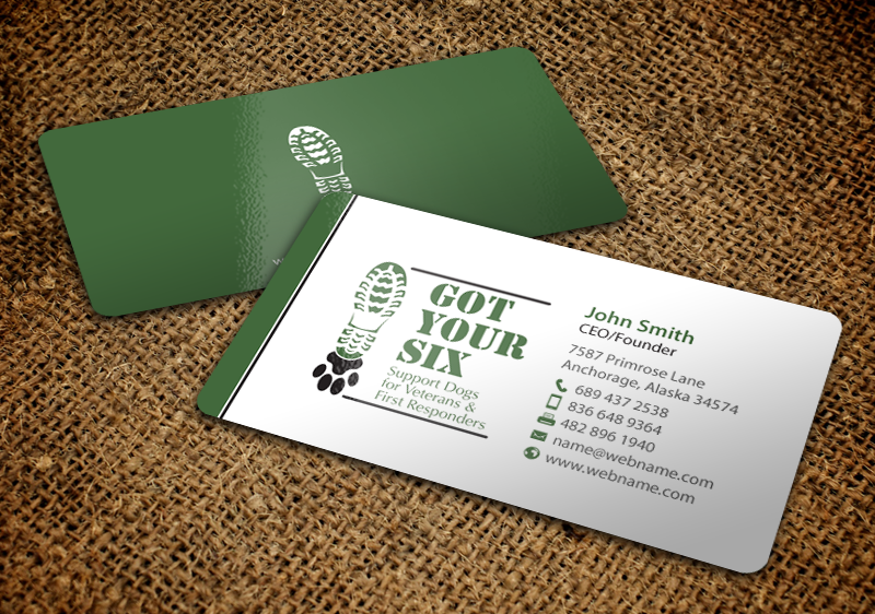 Diseño de Camiseta por chandrayaan.creative para Got Your Six Support Dogs | Diseño #11294797