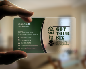 Diseño de Camiseta por chandrayaan.creative para Got Your Six Support Dogs | Diseño: #11294819