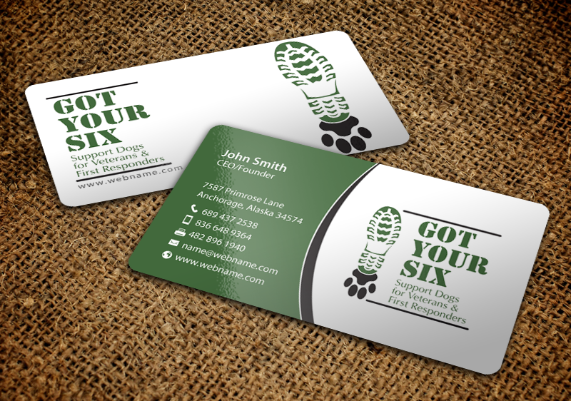 Diseño de Camiseta por chandrayaan.creative para Got Your Six Support Dogs | Diseño #11294821