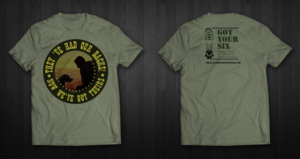 Diseño de Camiseta por chandrayaan.creative para Got Your Six Support Dogs | Diseño: #11297741