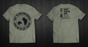 Diseño de Camiseta por chandrayaan.creative para Got Your Six Support Dogs | Diseño: #11297742