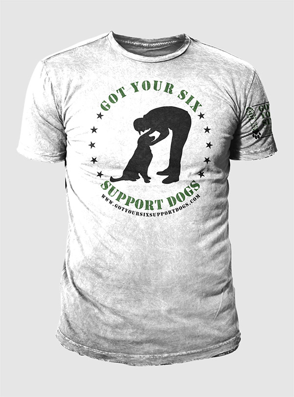 Diseño de Camiseta por 777SKY para Got Your Six Support Dogs | Diseño #11303494