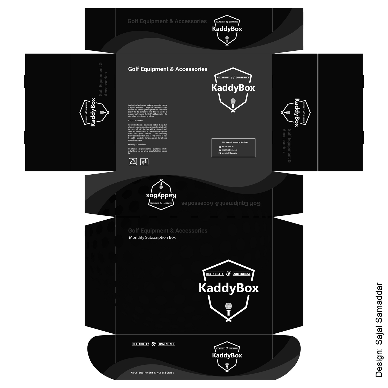 Packaging Design by Sajal Samaddar for this project | Design #11268563