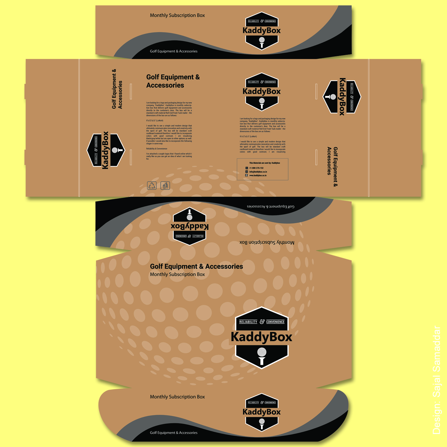 Verpackungs-Design von Sajal Samaddar für dieses Projekt | Design #11318034