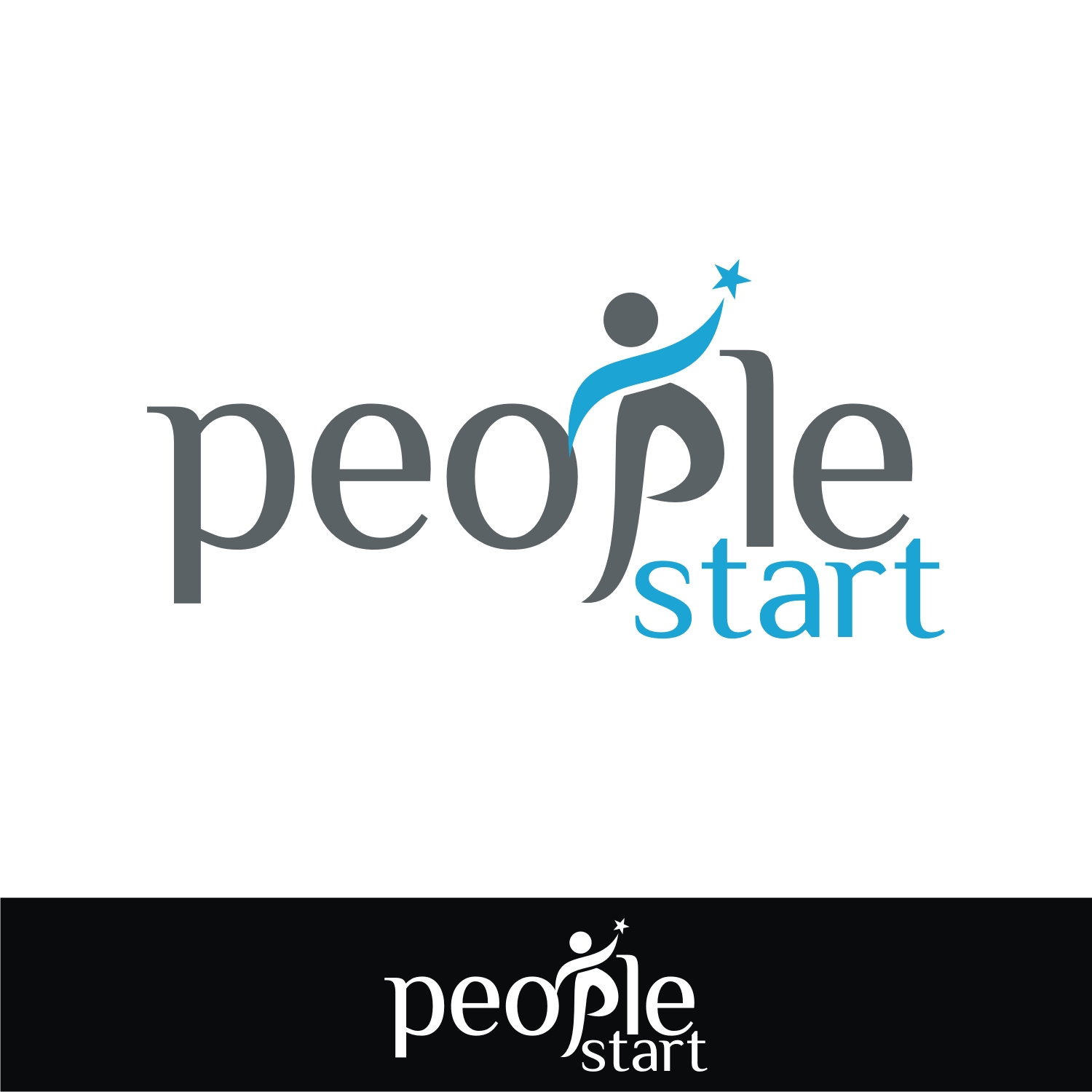 Logo Design by webeezine for People Start | Design #11259294