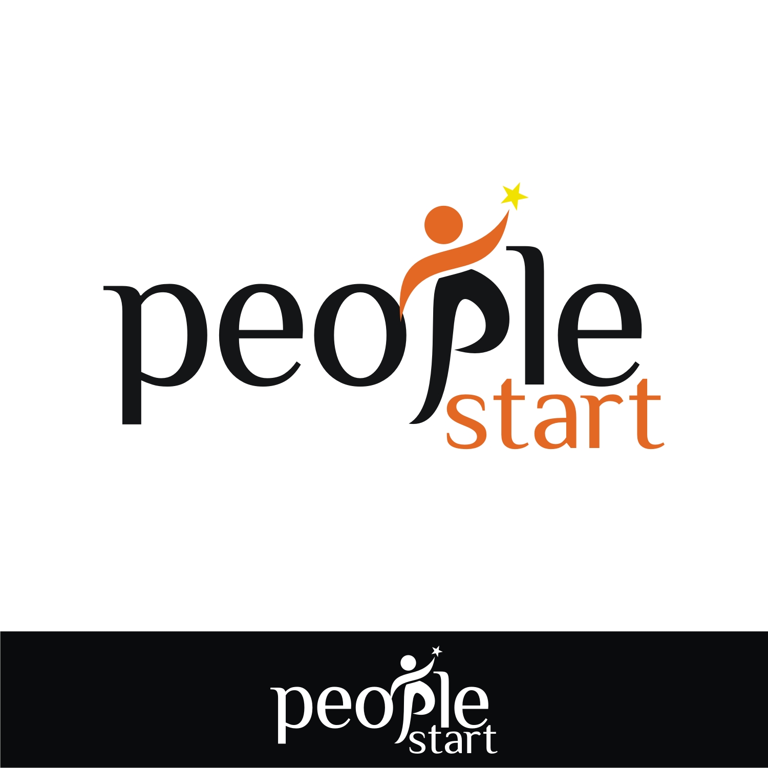 Logo Design by webeezine for People Start | Design #11259300