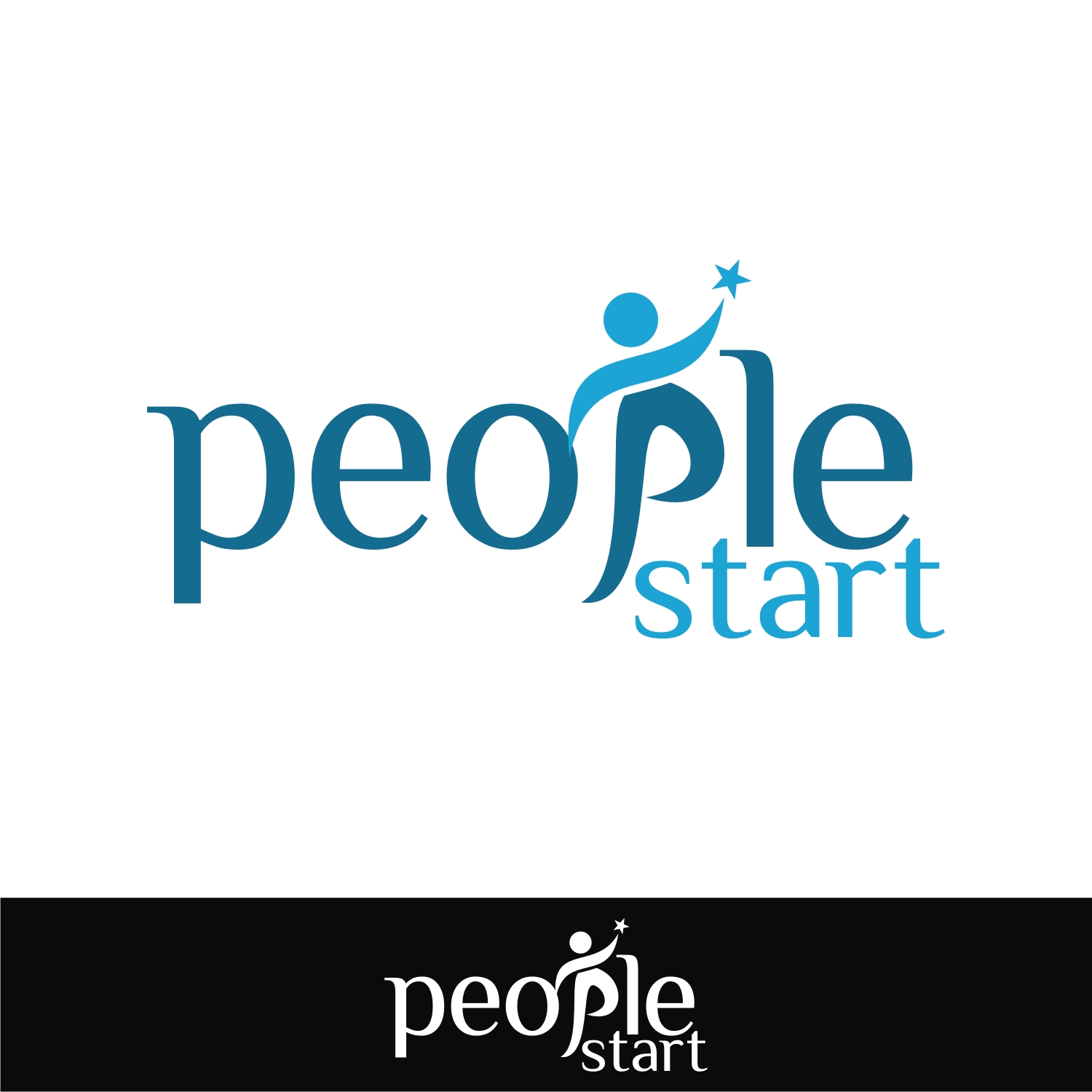 Logo Design by webeezine for People Start | Design #11259301