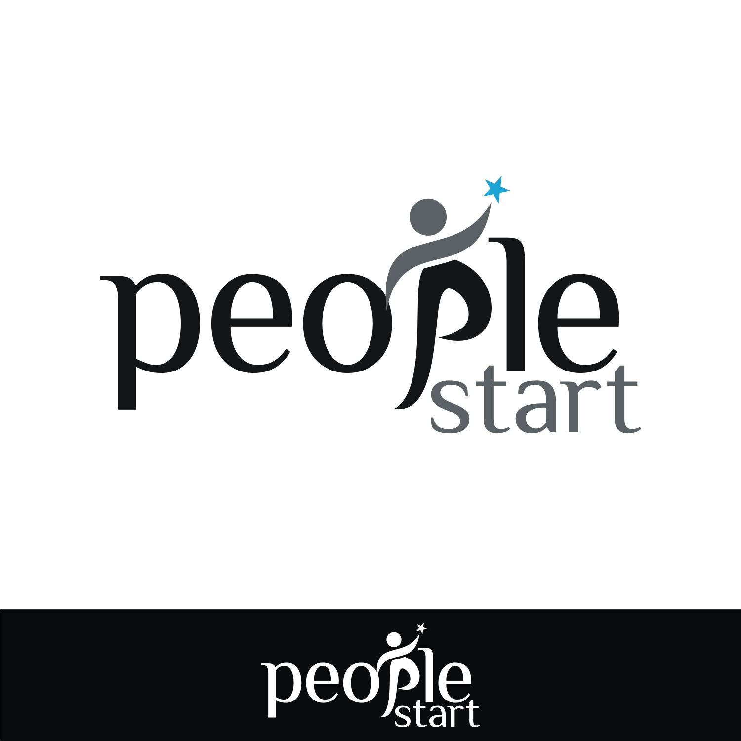Logo Design by webeezine for People Start | Design #11259303