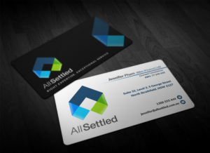 Visitenkarten-Design von Pointless Pixels India für All Settled | Design: #11373166