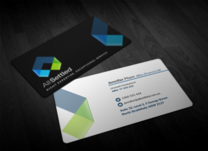 Visitenkarten-Design von Pointless Pixels India für All Settled | Design: #11373173